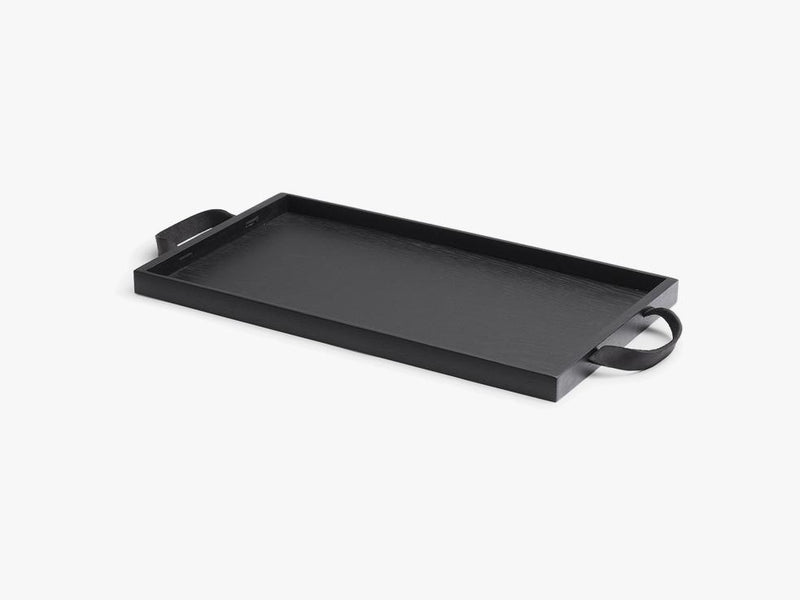 Norr Tray, Black Oak/Leather