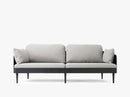 Septembre Sofa, Black Ash/Light Grey