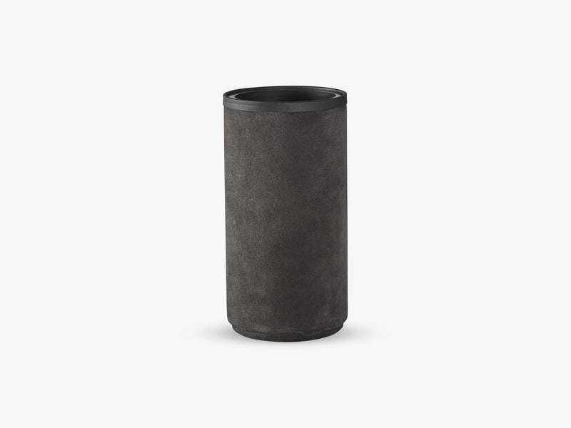 Rough Vase, Dark Grey