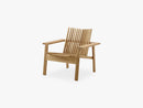Amaze Loungestol - Stabelbar, Teak