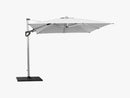 Hyde Luxe Tilt Parasol Inkl Fod - 3X3 M, White