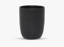Aya Mug 10cm, matt rustic black