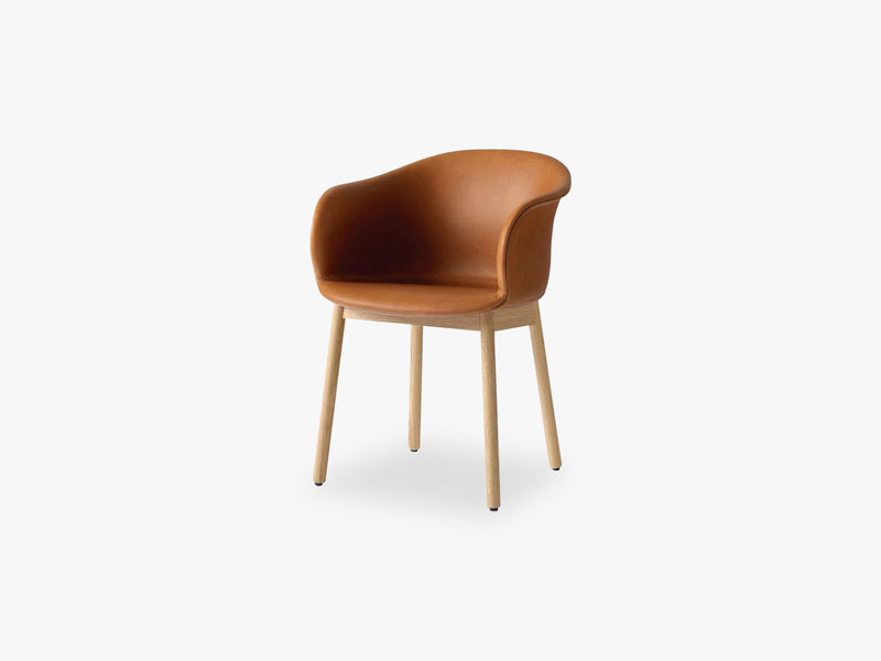 Elefy Chair JH31 Silk Cognac, Oak base