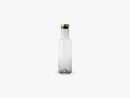 Bottle Carafe 1L w Lid, Smoke/Brass