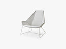 Breeze Highback Stol, White Grey