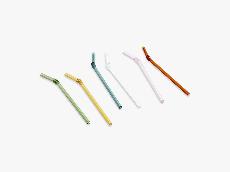 Sip Straws 6 pcs, Swirl