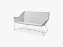 Breeze 2-Pers Loungesofa, White Grey