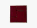 Nouveau Pin Medium, Brass/ Rouge Noir