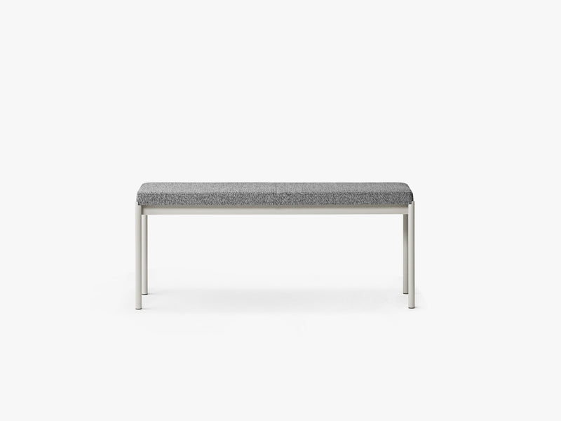 Mies Bench L110 Light Grey/ Skye Fabric