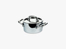 Cook Style gryde med låg mini, stål 30 cl Ø9cm H4