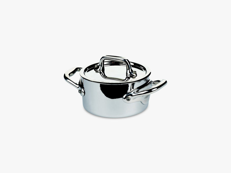 Cook Style gryde med låg mini, stål 30 cl Ø9cm H4