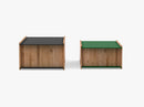 Chest, 2 stk - Black & Dark Green