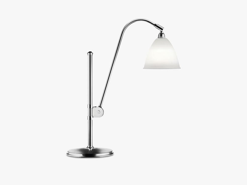 Bestlite BL1 Table Lamp - Ø16 - Crome Base, Bone China