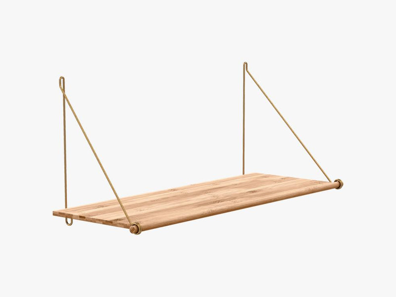 Loop Shelf, Brass Mounting Bracket