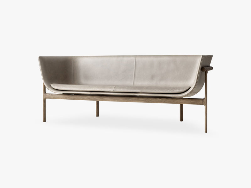 Tailor Lounge Sofa, Dark Stained Oak, Dakar 0311