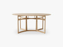 Drop Leaf HM6, White Oiled Oak, Dining Table