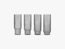 Ripple Long Drink Glass, Smoke