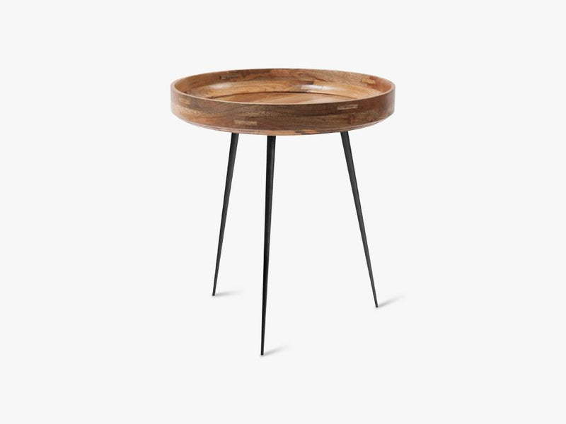 Bowl Table Medium, Natural Lacquered Mango Wood