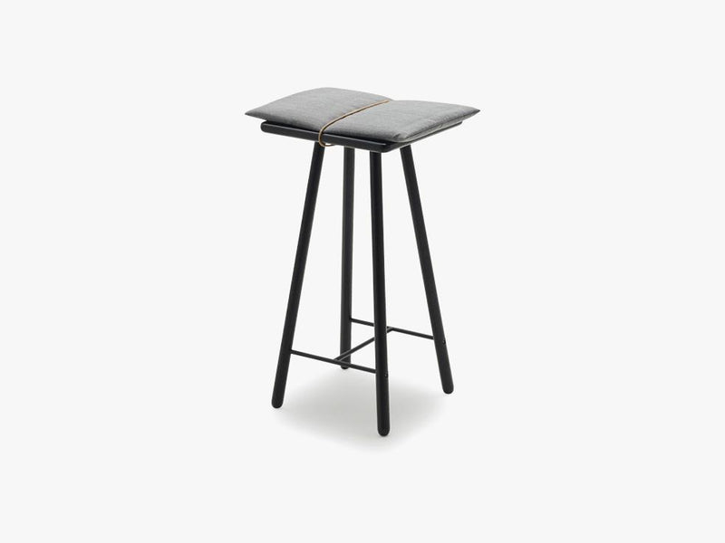 Georg Bar Stool Low, Black