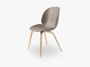 Beetle Dining Chair - Un-upholstered Oak base, New Beige shell