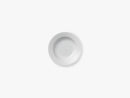 Hvid Riflet Tallerken, Dyb, 21 Cm