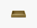 Mojoo lakbakke, Mustard - 19 x 19 x 3,5 cm