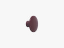 The Dots Coat Hooks / Small, Burgundy
