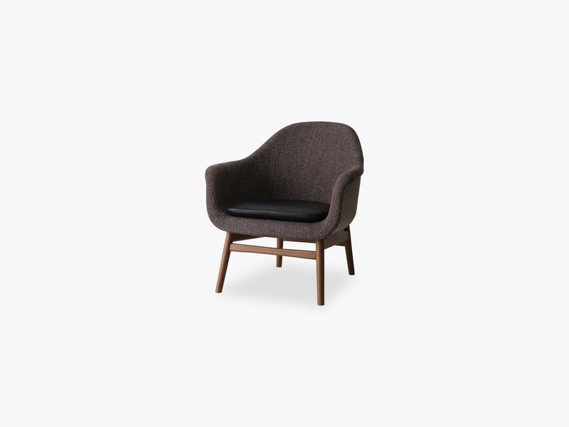 Harbour Lounge Chair, Walnut Base, Savanna 672/Shade 20296
