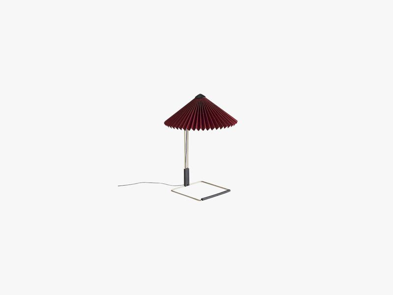 Matin Table Lamp Small, Oxide Red