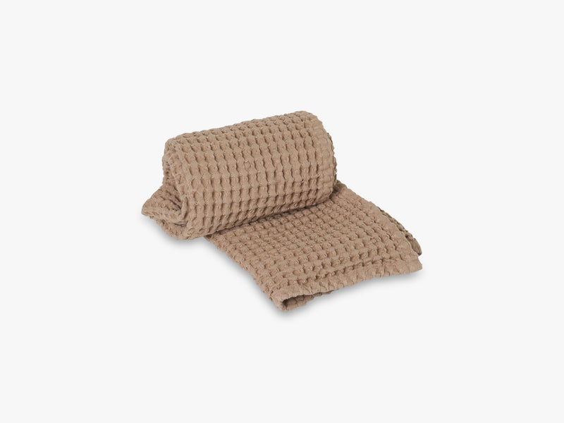 Organic Hand Towel, Tan