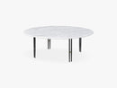 IOI Coffee Table - Ø100, Black/White Marble