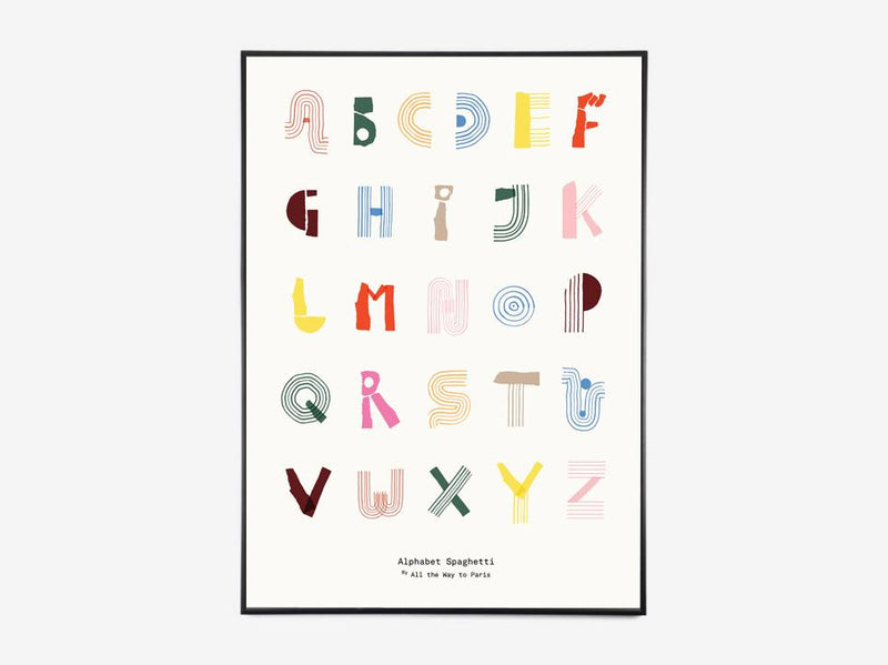 Alphabet Spaghetti, ENG (multi-colour)