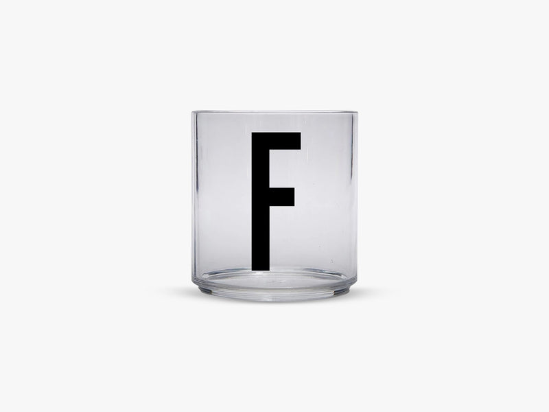 Kids personal drinking glas A-Z, F