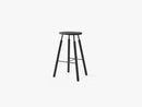 Bar stool - NA8 - Black lacquered oak
