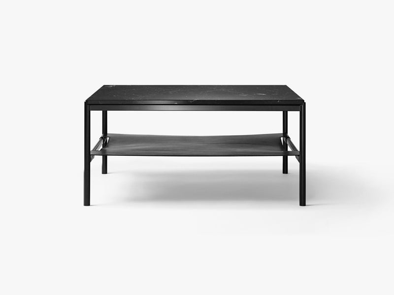 Mies Lounge Table, Black/Black Marble