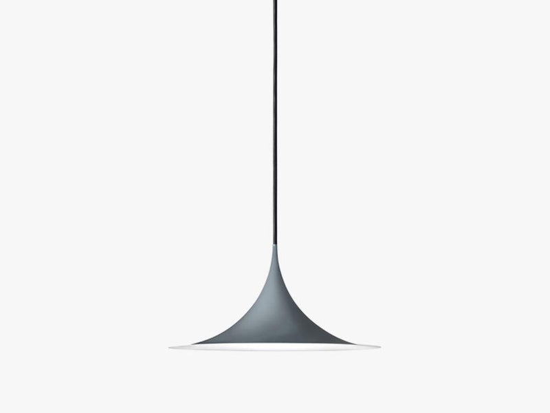 Semi Pendant, Glossy Anthracite Grey