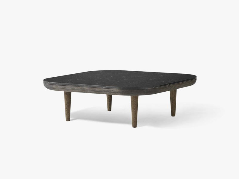 Fly table SC4 smoked oak - Honed Nero Marquina