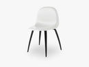 3D Dining Chair - Un-upholstered Black Stained Beech base, White Cloud shell