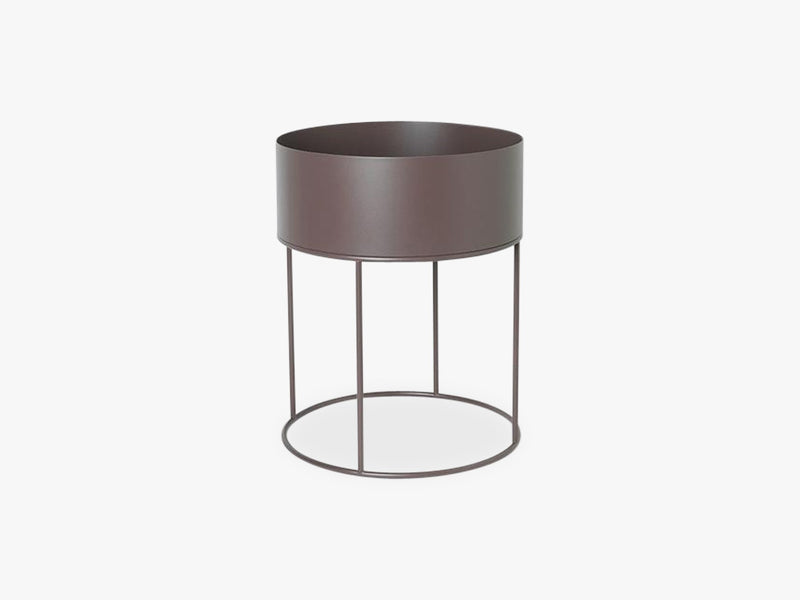 Plant Box Round, Taupe