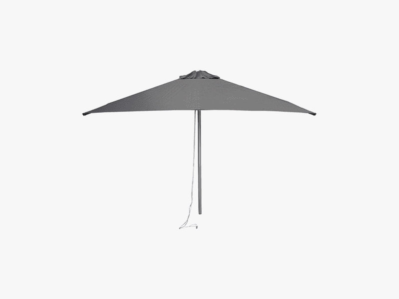 Harbour Parasol M/Snoretræk - 3X3 M, Anthracite