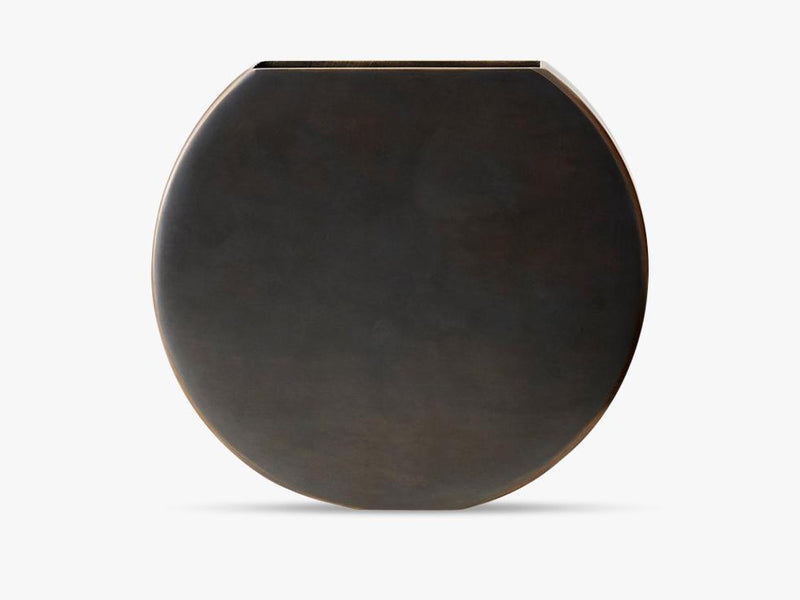 Moon Vase, Bronzed Brass