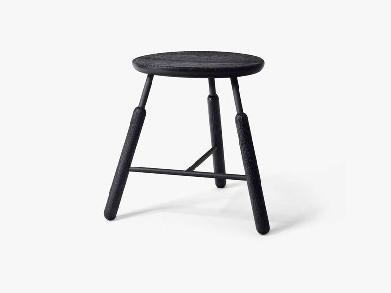 Stool - NA3 - Black stained oak