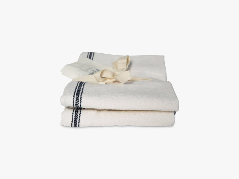 Dishtowel Paris 2pcs, Mix white/navy