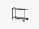 Frame Serveringsvogn, Teak, Lava Grey
