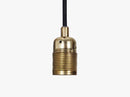 Frama E27 Pendant, Messing/Sort