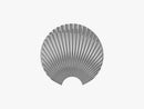 Concha Hook/wall Decoration Silver, medium