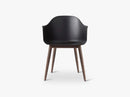 Harbour Chair, Black/Dark Oak Base