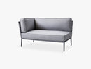 Conic 2-Pers Sofa Højre Modul, Light Grey