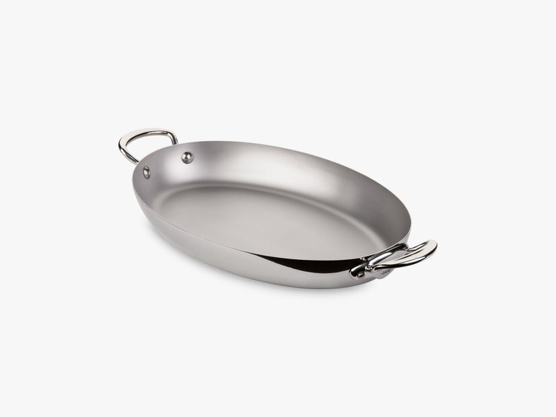 Cook Style pande med 2 greb oval, L30cm