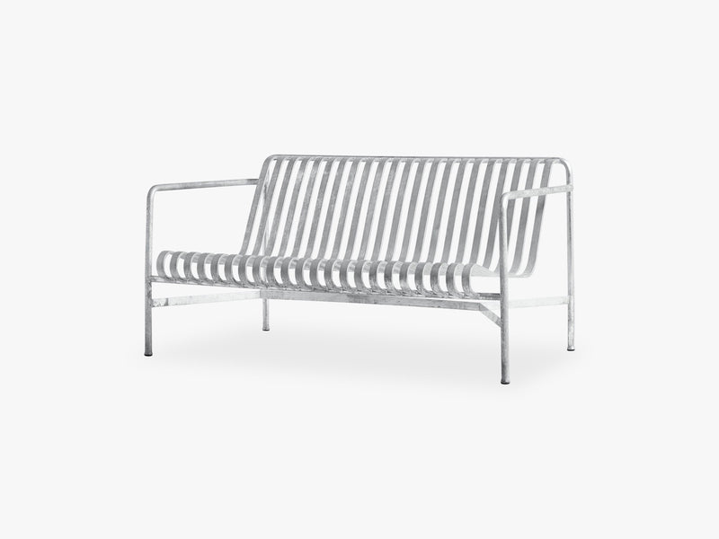 Palissade Lounge Sofa, Hot Galvanised